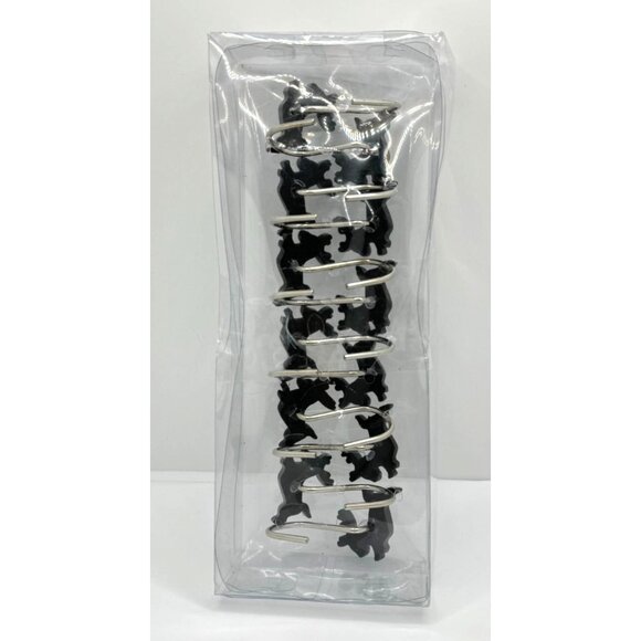 Black Deer Shower Curtain Hooks - Set Of 12 - Picture 6 of 6